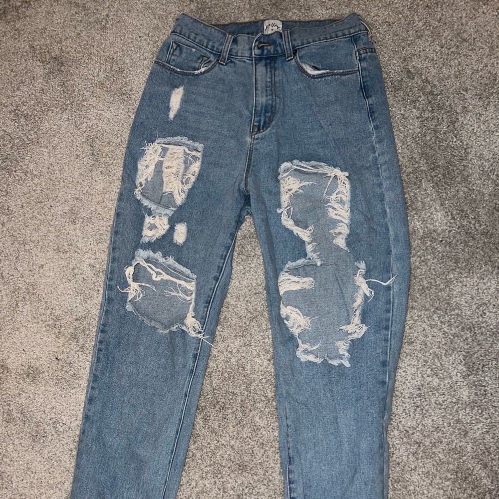 Ripped Jeans. Princess Polly. Size: 8